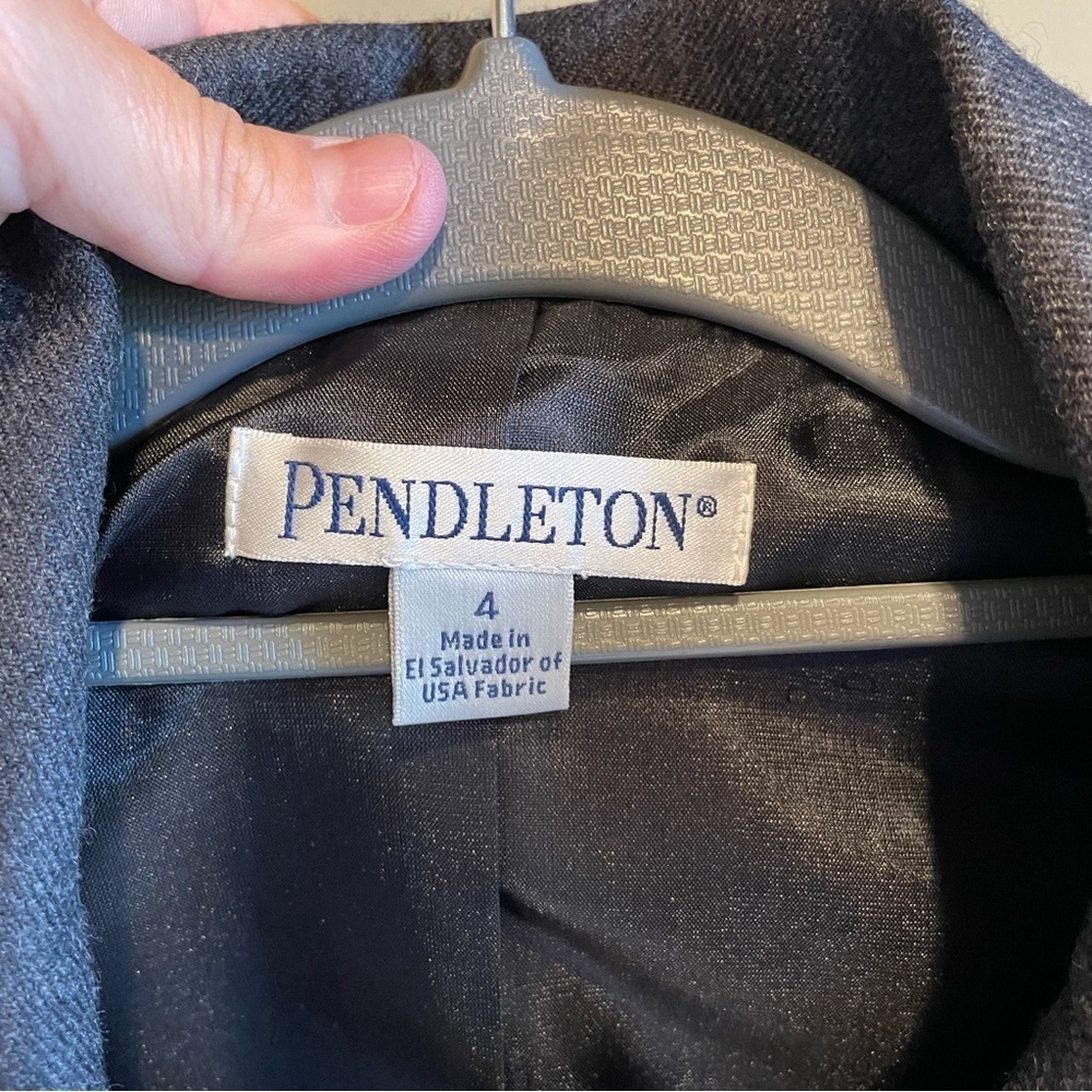 Pendleton Wool Blazer Jacket Size 4 - image 3